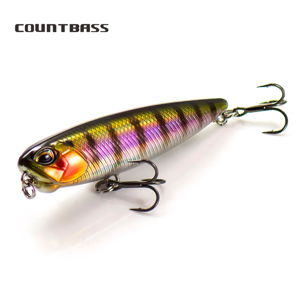 COUNTBASS ŷ ̳ 65mm 85mm 100mm ž  ̳ ÷ ƽ  Leurre de Surface Plug Angler's Tackle